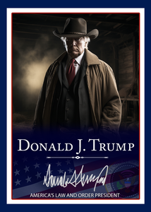 Trump Law & Order Cowboy Card