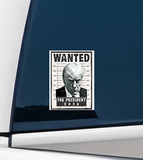 Trump WANTED for President in 2024 Sticker