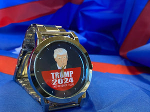 Trump 2024 "The Revenge Tour" Wrist Watch - Navy Face