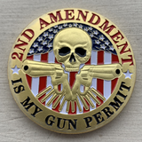 2A My Gun Permit Gold Coin - Subscriber Exclusive