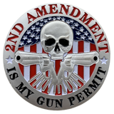 2A My Gun Permit Silver Coin - Subscriber Exclusive
