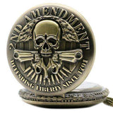2nd Amendment Commemorative Pocket Watch - Defending Liberty Since 1791