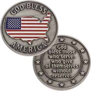 God Bless America Silver Coin