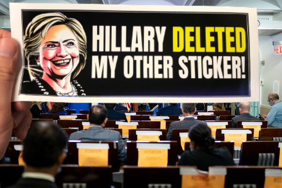 Hillary Deleted Bumper Sticker - Subscriber Exclusive