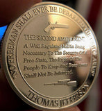 [LIMITED] The Second Amendment "Legacy" Collectable Silver Plated Coin
