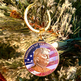 MAGA Gold-Plated Trump Christmas Ornament