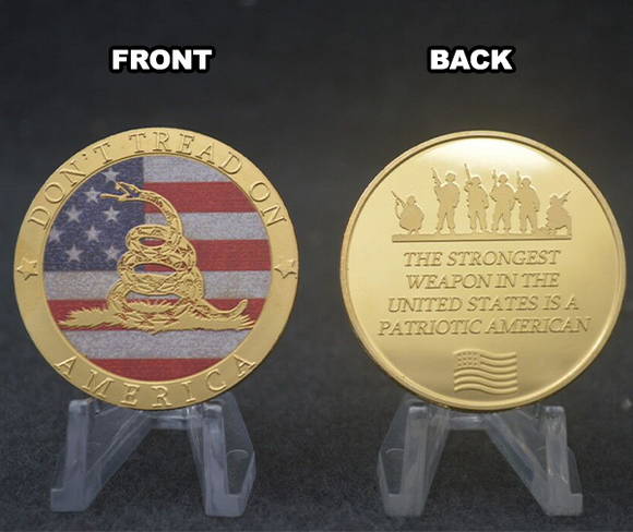 Don't Tread On America Gold Coin - Subscriber Exclusive