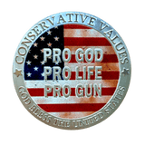 Conservative Values Silver Coin