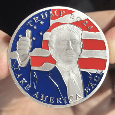 Trump 2024 'Take America Back' Silver Coin