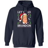 Trump Lets Go Brandon Christmas Pullover Hoodie