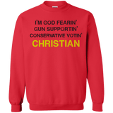 God-Fearing Conservative - Sweatshirt  8 oz.