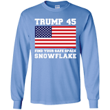 Trump 45 Snowflake Long Sleeve T-Shirt