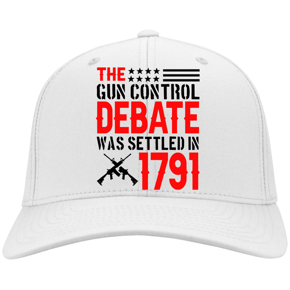 The 1791 Gun Debate Twill Cap