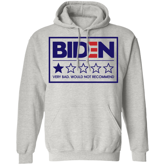 Funny Bad Biden Review Pullover Hoodie