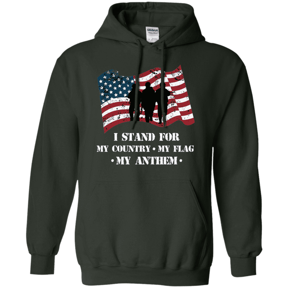 I Stand For The Anthem Patriotic Hoodie