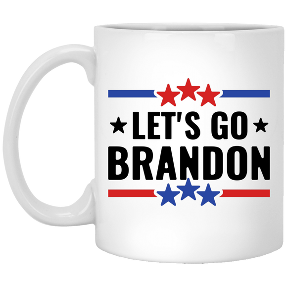 Let's Go Brandon Stars Mug