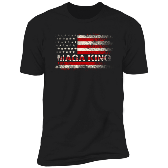 Trump MAGA King Flag - Premium Short Sleeve Tee
