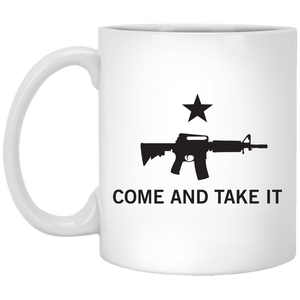 Come and Take it AR-15 Gun Owner White Mug