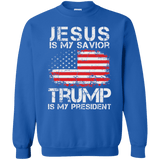 Jesus & Trump Pullover Sweatshirt