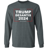Trump Desantis 2024 Long Sleeve T-Shirt
