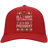 All I Want for Christmas is a New President Back  Cap