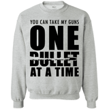 One Bullet At A Time Gun Rights Sweatshirt