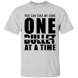 One Bullet At A Time Gun Rights T-Shirt
