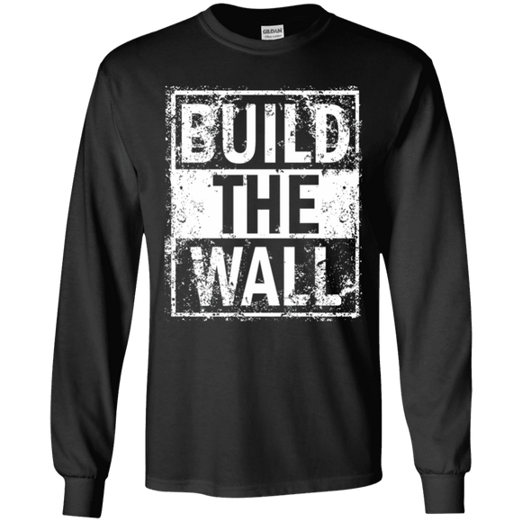 Build The Wall Trump Long Sleeve T-Shirt
