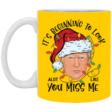 Trump Christmas Miss Me  White Mug
