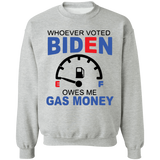 Funny Biden Gas Prices  Crewneck Pullover Sweatshirt