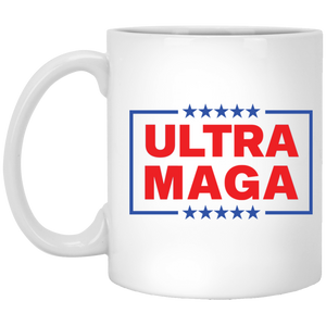 ULTRA MAGA Trump Supporters - White Mug