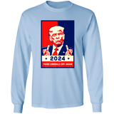 Trump 2024 Make Liberals Cry Again Long Sleeve T-Shirt