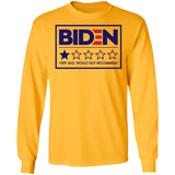 Funny Bad Biden Review LS Ultra Cotton T-Shirt