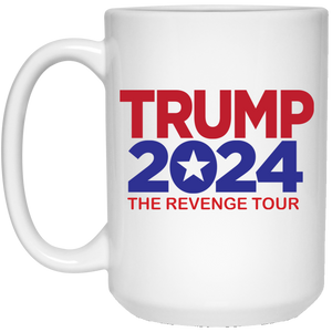 Trump 2024 "The Revenge Tour" White Mug