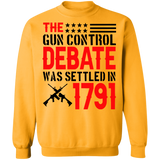 The 1791 Gun Debate Crewneck Pullover Sweatshirt
