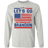 Let's Go Brandon Large Flag  LS Ultra Cotton T-Shirt