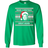 Make Christmas Great Again Trump Long Sleeve T-Shirt