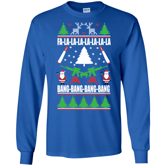 Christmas Guns Long Sleeve T-Shirt