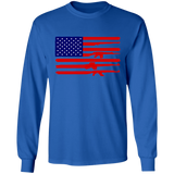 American Rifle Flag Gun Pride LS Ultra Cotton T-Shirt