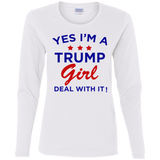 Yes I'm A Trump Girl LS T-Shirt