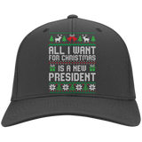 All I Want for Christmas is a New President Back  Cap
