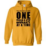 One Bullet At A Time Gun Rights Hoodie