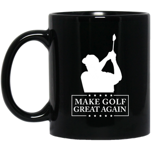 Trump Make Golf Great Again 2020 11 oz. Black Mug