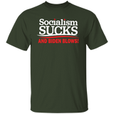 Socialism Sucks and Biden Blows Funny T-Shirt