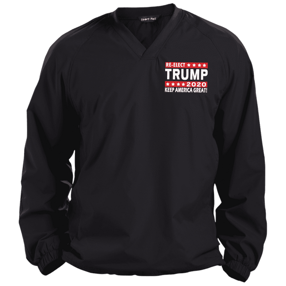 Trump 2020 Pullover V-Neck Windshirt