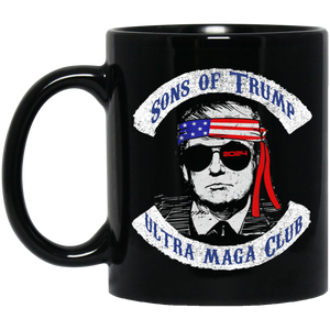Sons of Trump - Ultra MAGA Club - Black Mug