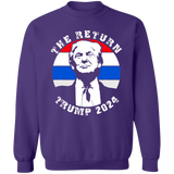 Trump 2024 'The Return'  Crewneck Pullover Sweatshirt