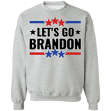 Let's Go Brandon Stars Crewneck Pullover Sweatshirt