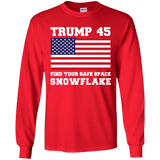 Trump 45 Snowflake Long Sleeve T-Shirt