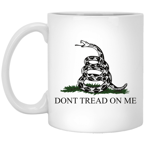 Don't Tread on Me Gun Owner White Mug